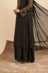 1 Piece  Silk Solid Sharara (FB0002)